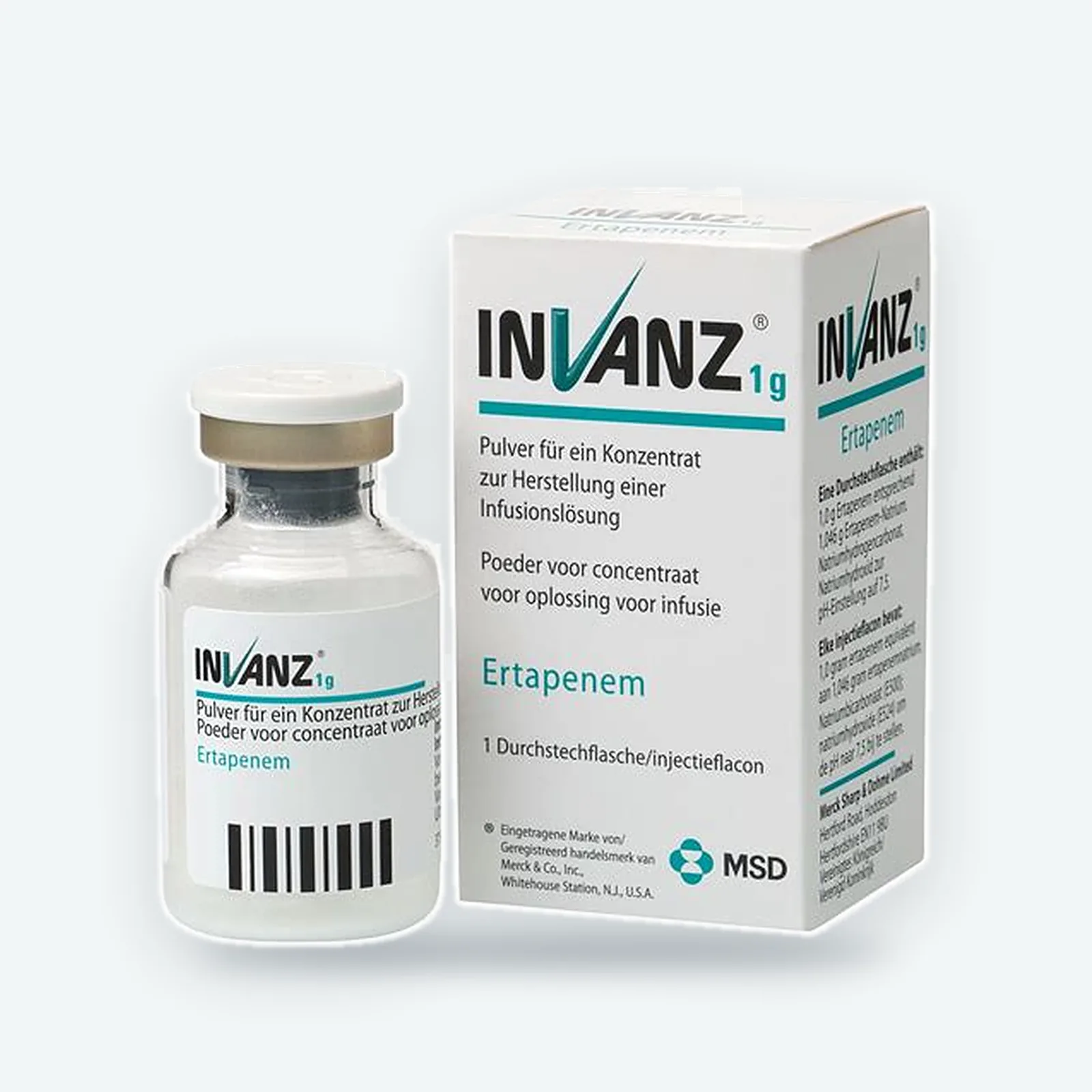 Invanz 1 g, 1 vial