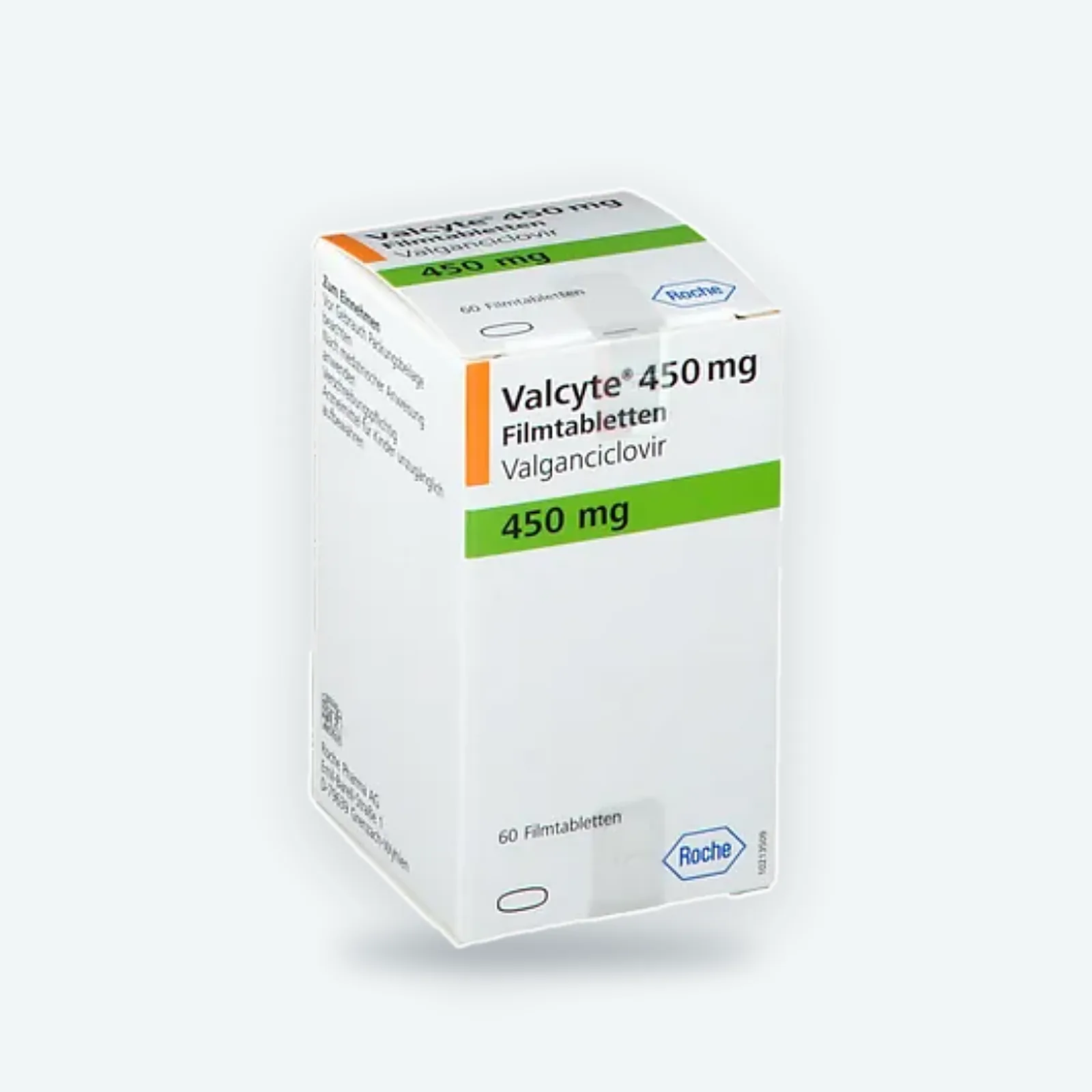 Valcyte 450 mg, 60 tablets
