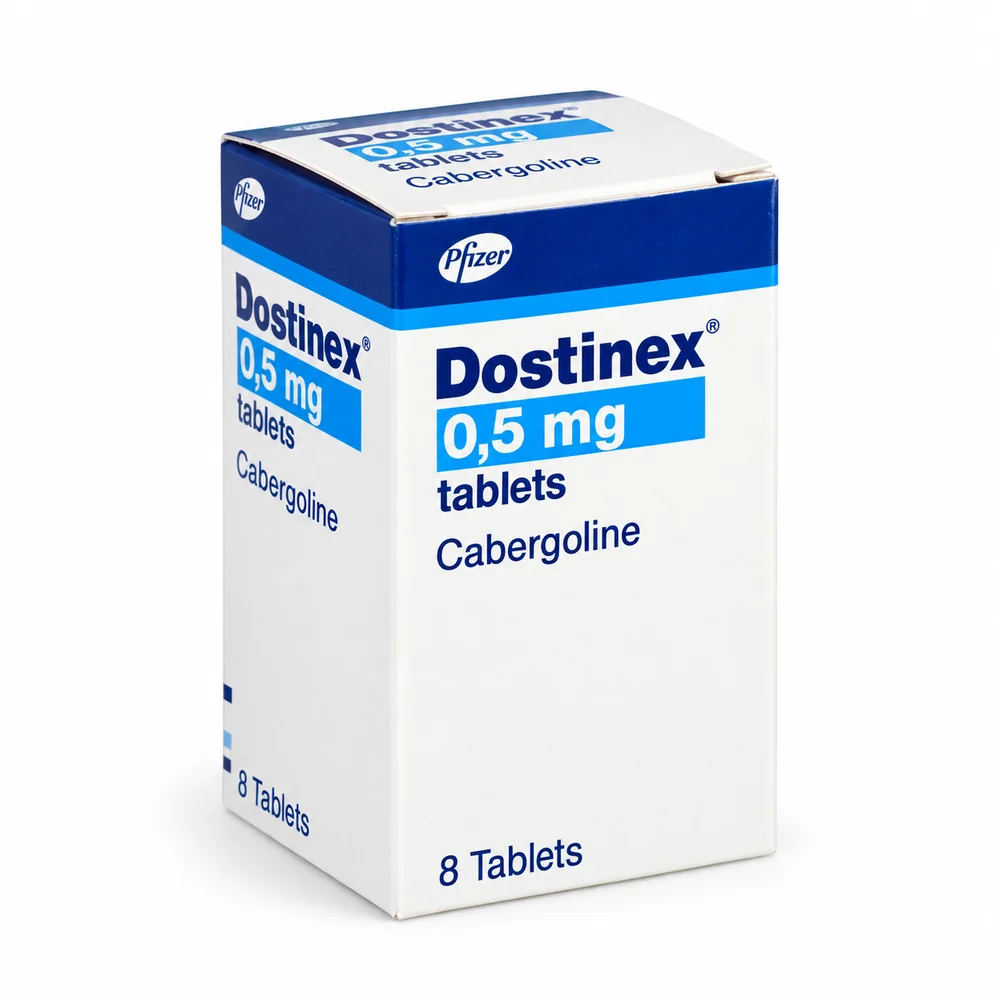 Dostinex 0.5 mg, 8 tablets
