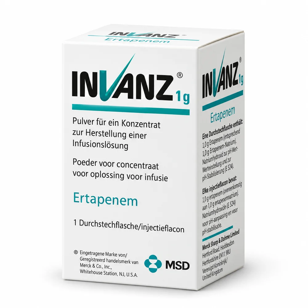 Invanz 1 g, 1 vial
